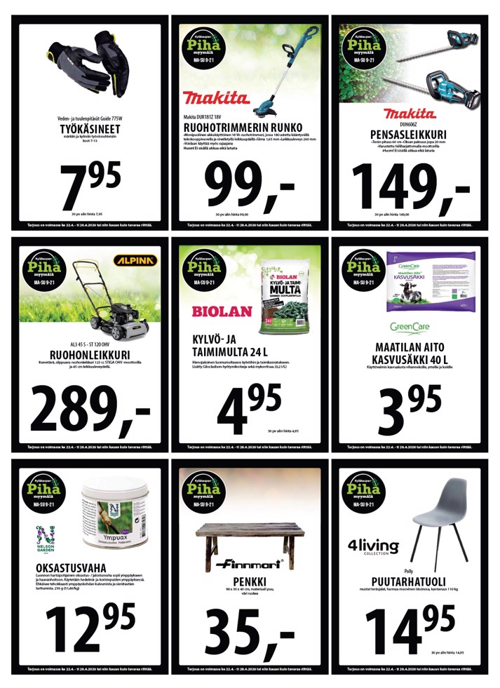 Tuuri Kyläkauppa Veljekset Keskinen sivu 27