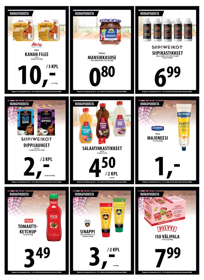 Tuuri Kyläkauppa Veljekset Keskinen sivu 10