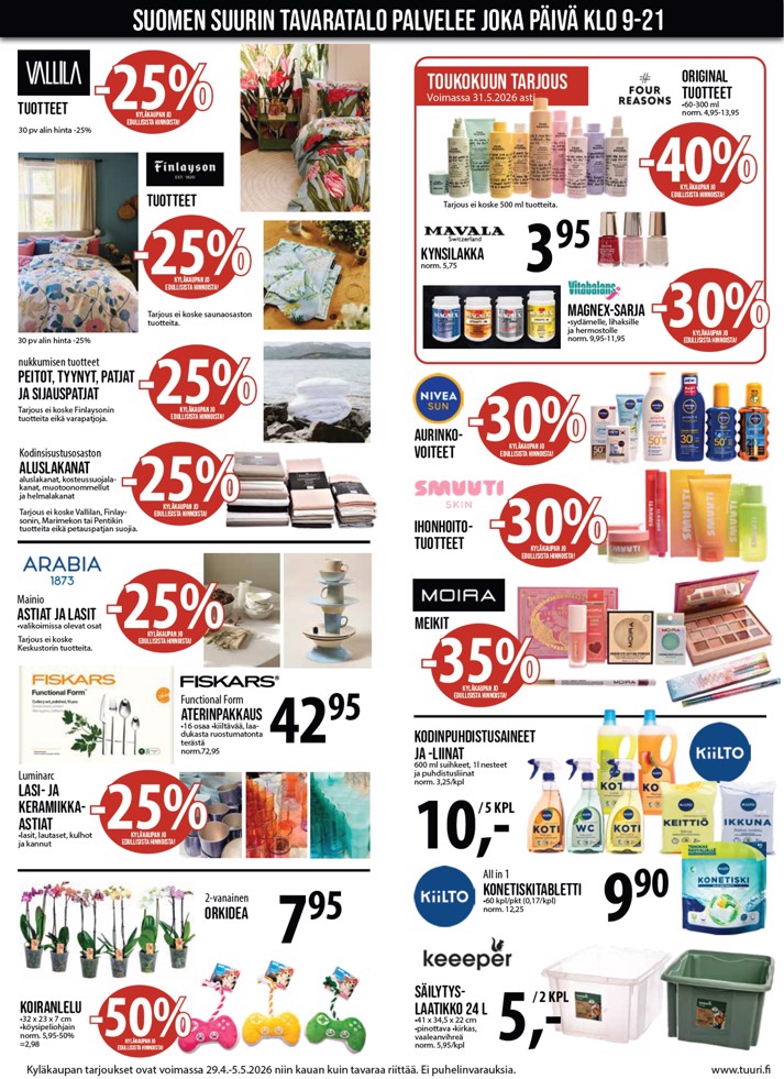 Tuuri Kyläkauppa Veljekset Keskinen sivu 2