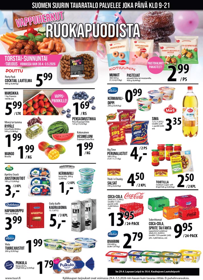 Tuuri Kyläkauppa Veljekset Keskinen sivu 7