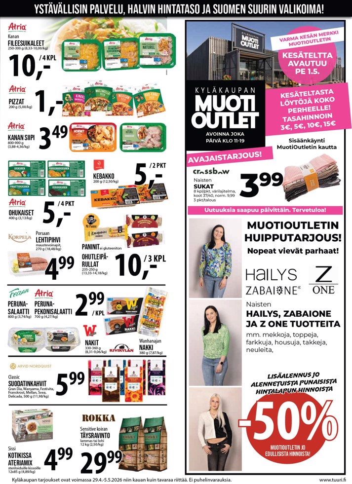 Tuuri Kyläkauppa Veljekset Keskinen sivu 8
