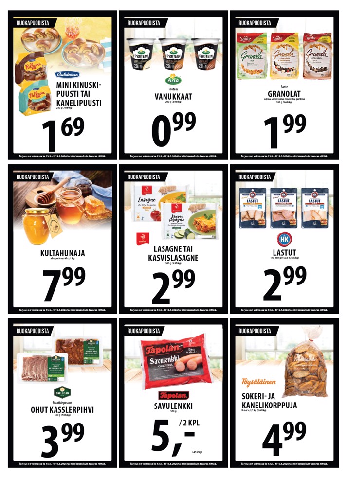 Tuuri Kyläkauppa Veljekset Keskinen sivu 10